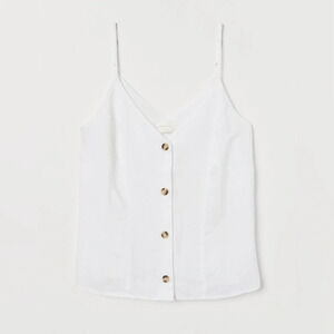 H&M linen top size M